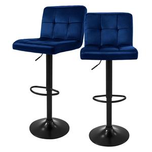 ML-Design Set van 2 barkrukken Abigail velvet | 
