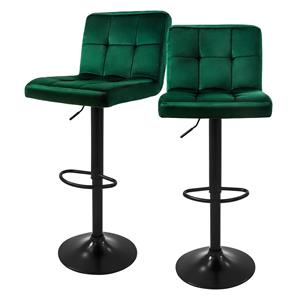 ML-Design Set van 2 barkrukken Abigail velvet | 