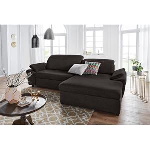 Exxpo - sofa fashion Hoekbank Kyoto naar keuze met slaapfunctie en bedkist
