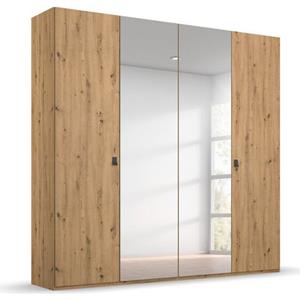 rauch Drehtürenschrank "Evela", Mitteltüren Spiegel sowie moderne Griffe im Industrial-Look