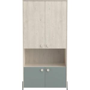 Demeyere GROUP Kinderkleiderschrank "Jann,Breite ca. 90cm, Höhe ca. 180cm, 4 Türen", (Packung), modernes Design fürs Kinderzimmer