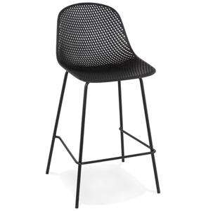 KokoonDesign Counter chair Ellen barkruk kunststof zwart voor kookeiland