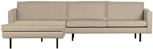 BePureHome Rodeo Chaise Longue Links - BouclÃ© - Beige