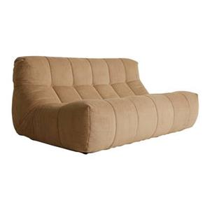 HKliving-collectie Lazy lounge bench corduroy rib brown