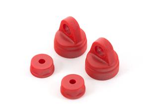 Arrma RC Shock Cap Set, Red 4pcs (AR330227)