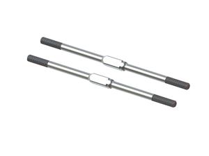 Arrma RC Arrma - Steel Turnbuckle, M4x95mm Silver (2): EXB (ARA340175)