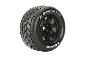 Louise ST-ROCKET - MFT 1/8 banden op zwarte 3.8 velgen - 0 Offset - Hex 17mm