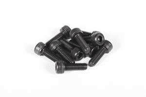 Axial M4x12mm Cap Head (Black) (10pcs) (AX31121)