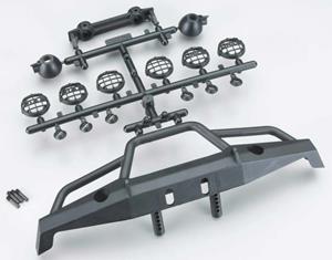 1/10th Scale Rear Plate Bumper Set (AX80039B)