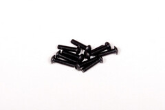 Axial M3x12mm Hex Socket Button Head - Black (10pcs) (AXA116)