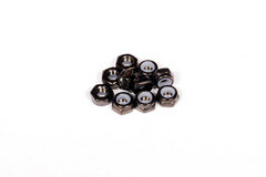 Axial M3 Thin Nylon Locking Hex Nut (Black) (10pcs) (AXA1052)