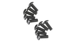 Axial M3x8mm Hex Socket Button Head (Black) (10pcs) (AXA114)