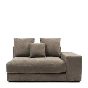 Rivièra Maison Hoekbank Rechts Vail, Warm Taupe, Chenille Jacquard Vogue