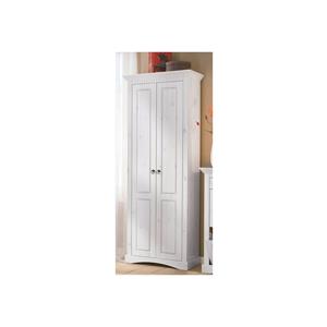 Home affaire Garderobenschrank "Rustic", aus massiver Kiefer, Breite 71 cm, mit Kassetenoptik