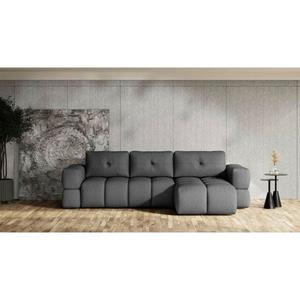 andas Ecksofa EJSTRUP moderne, aufwändige Steppung, auch in Bouclé, verwandelbar in Schlafsofa, incl. Bettfunktion, B/T/H: 362/186/92 cm