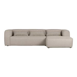Woood Exclusive Bean Chaise Longue Rechts - Polyester - Beige
