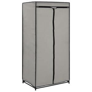 Prolenta Premium - Kledingkast 75x50x160 cm grijs