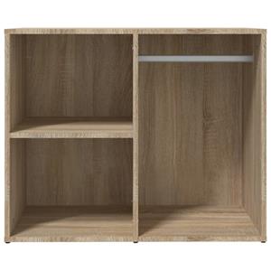 vidaXL Fächerschrank Regal für Schminktisch Sonoma-Eiche 80x40x65 cm Holzwerkstoff (1-St)