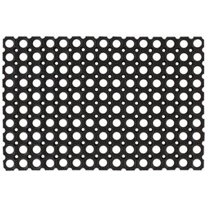 vidaXL Deurmat rechthoekig 40x60 cm rubber