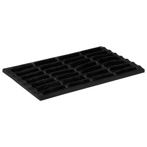 Fußmatte Fußmatte Rechteckig 40x60 cm Gummi und Kokosfaser Abtreter Fuß Schuh, vidaXL, Rechteck, Höhe: 0 mm