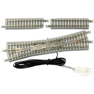 Rokuhan Z  rails (met ballastbed) 7297068 Engels wissel, Elektrisch 112.8 mm 13 ° 1 set(s)