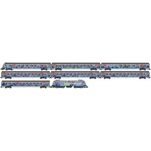 Hobbytrain H25226 N Personenzug mit Rh 1116 Klimaticket, 8-tlg. der ÖBB Railjet