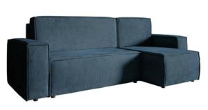 NADUVI Collection Hoekbank met slaapfunctie Crusado links/rechts chenille | 