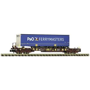 Fleischmann 825061 N Taschenwagen T3 der AAE Mit Auflieger der Spedition P&O Ferrymasters
