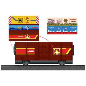 Märklin World 44143 H0 My World - open goederenwagen met stickers