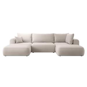 NADUVI Collection U-bank Philipa rechts velvet met slaapfunctie | 