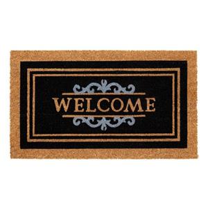 Praxis Kokosmat E-coco Classic Welcome Black 40 X 70 Cm