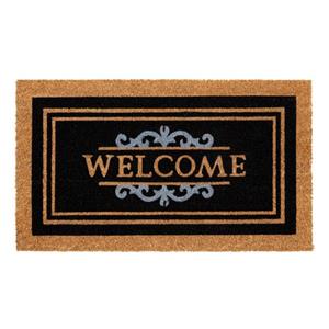 Praxis Kokosmat E-coco Classic Welcome Black 40 X 70 Cm