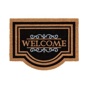 Praxis Kokosmat E-coco Classic Welcome Black 60 X 80 Cm