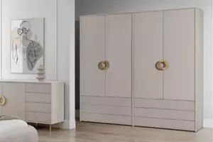 WOONENZO Kledingkast Nubo (200 cm)