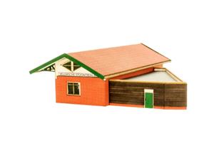 Crazytoys modelhuizen.nl 2022091 N Station Beekbergen bijgebouw lasercut bouwpakket