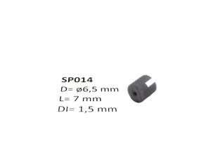 micromotor SP014 ø 6.5 x 7 - ø 1.5 mm cardankoppelingshouder