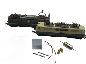 Crazytoys micromotor nf017G N ombouwkit voor Fleischmann BR 110, 111, 140