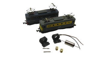 Crazytoys micromotor NM006G ombouwset Mintirx NS 1100 en SNCF 20006