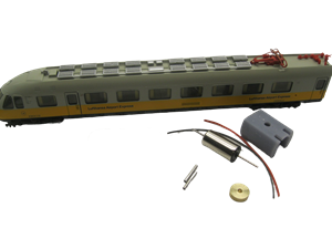 Crazytoys micromotor NLM02F motor ombouwset voor Lima Minitrains ET 403 (2 Dreh. Antrieb)