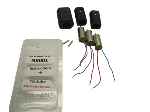 Crazytoys micromotor NB001 motor ombouwset voor Brawa 1151 containerterminal met 3 motoren