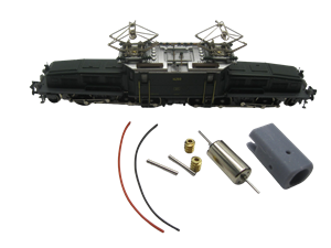 Crazytoys micromotor NA020G motor ombouwset voor Arnold Krokodil, Ae 6/8 II, Be 6/8 II, Ce 6/8 II