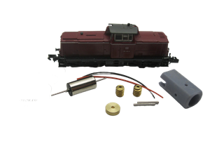 Crazytoys micromotor NA018C motor ombouwset voor Arnold DB SBB FS Solvay Seco TWE AVG V100 , BR 211, BR 212, Wiebe BR 213, ÖBB Rh 2048