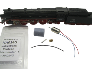 Crazytoys micromotor NA014G motor ombouwset voor Arnold Arnold BR 05
