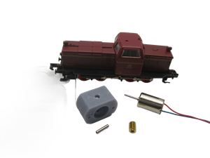 Crazytoys micromotor NA006G motor ombouwset voor Arnold V65 BR 265