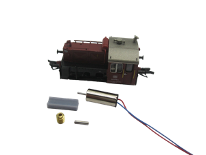Crazytoys micromotor TA001G motor ombouwset voor Arnold Köf