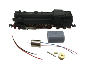 Crazytoys micromotor NA023F motor ombouwkit voor Arnold BR 66
