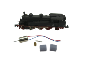 Crazytoys micromotor NA021G motor ombouwset voor Arnold BR 75, Bad Vic, SNCF 131 TX, CFL BR 35