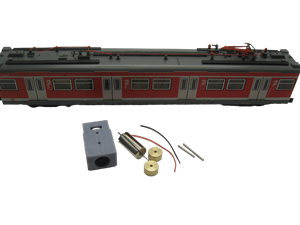 Crazytoys micromotor HR005C HO motor ombouwset voor Roco BR 420, ET 420, S-Bahn