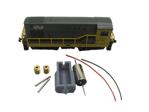 Crazytoys micromotor NM031G N motor ombouwset voor Minitrix  NS 2200, US H12-44