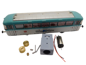 Crazytoys micromotor HR013F motor ombouwset voor Roco DR BR 104, DB BR 740, DB E44, u.a.